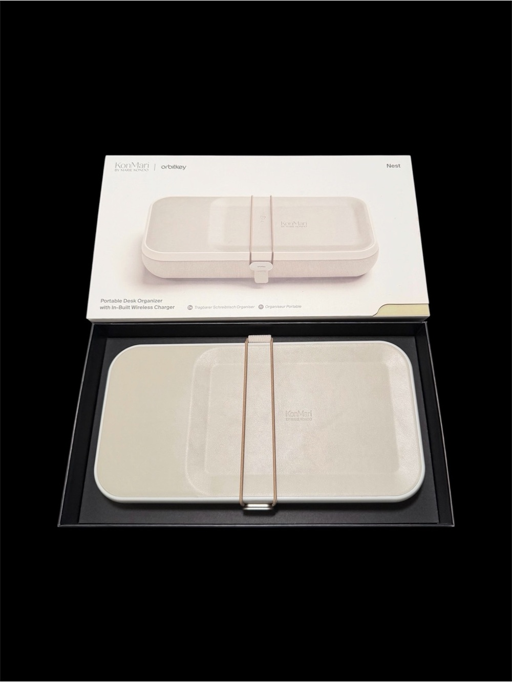 Orbitkey x KonMari Nest Organization Travel Case - Beige